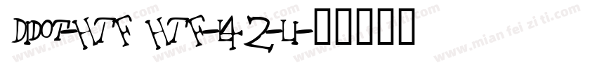Didot-HTF HTF-L42-Li字体转换